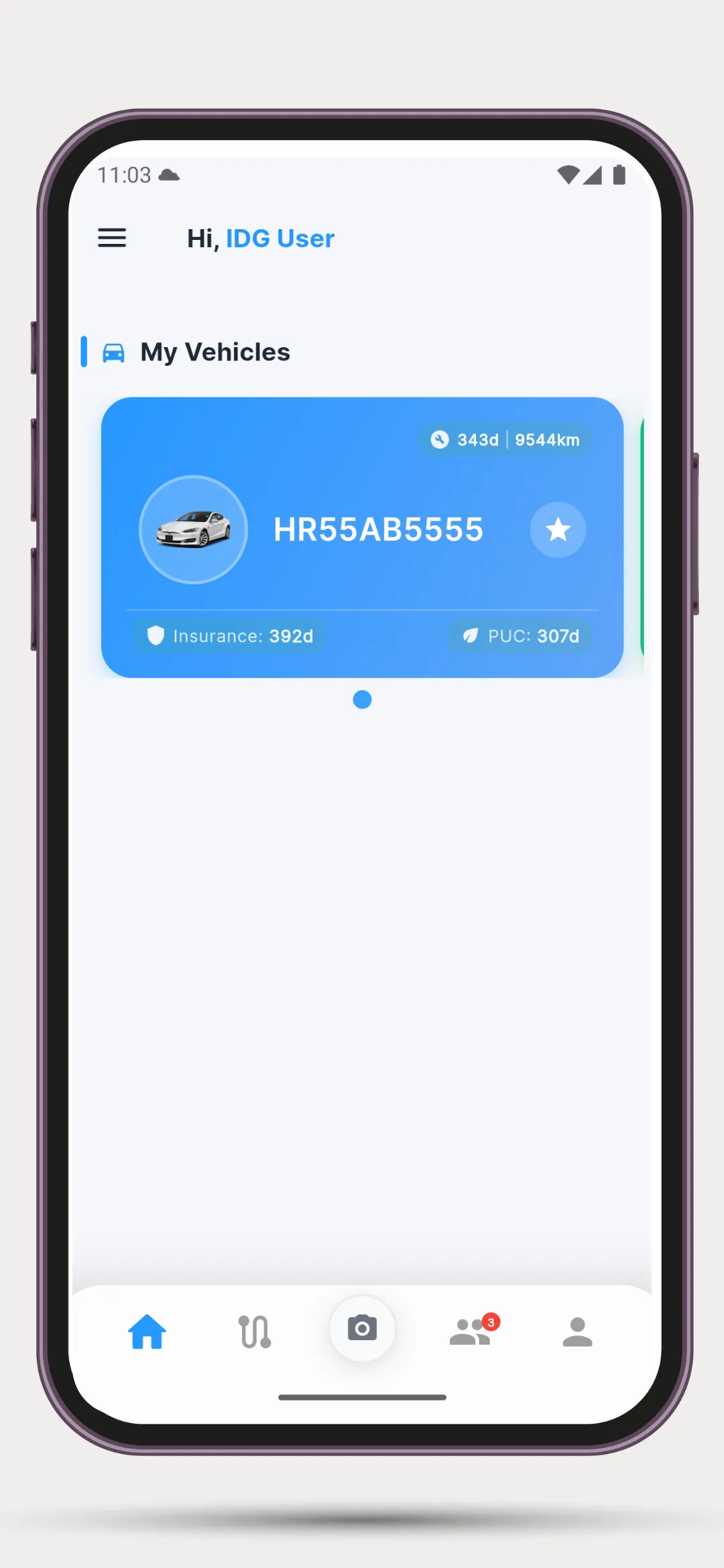 IDG: Vehicle, Trips & Help | Indus Appstore | Screenshot