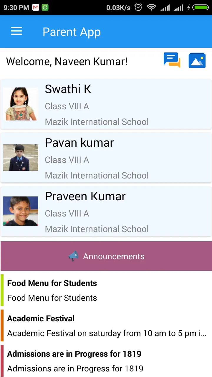 Shantiniketan Vidyalaya - Pare | Indus Appstore | Screenshot