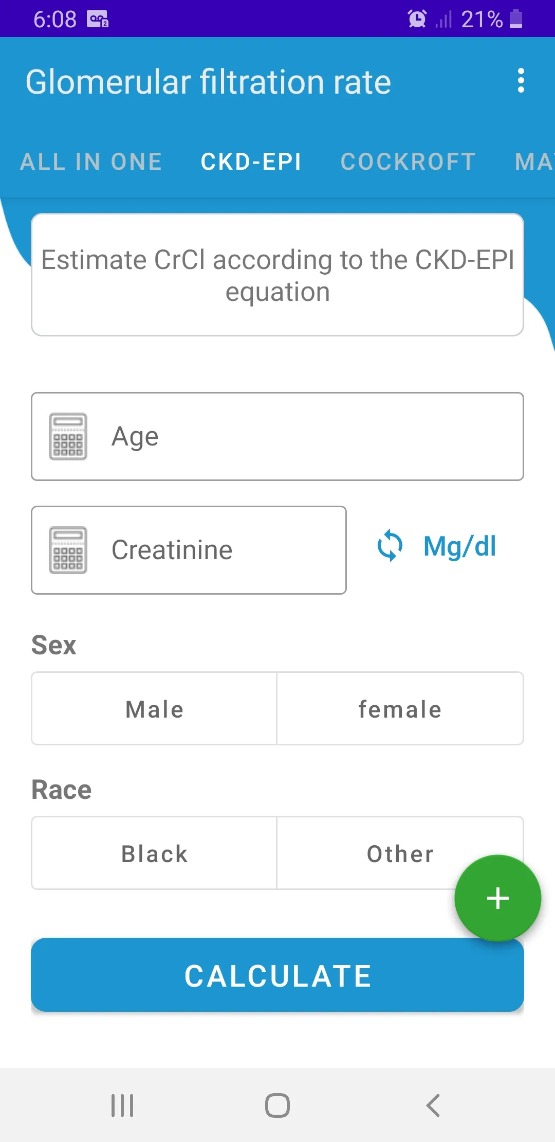 Glomerular filtration rate | Indus Appstore | Screenshot