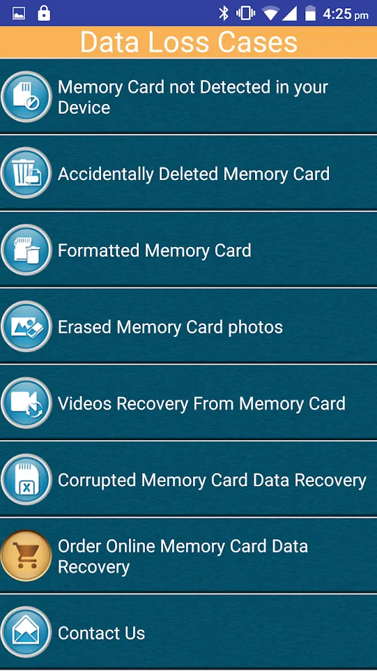 Memory Card Data Recovery Help | Indus Appstore | Screenshot