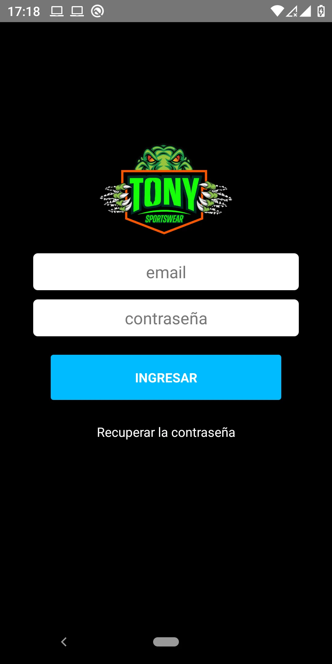 Fidelización Tony Sports | Indus Appstore | Screenshot