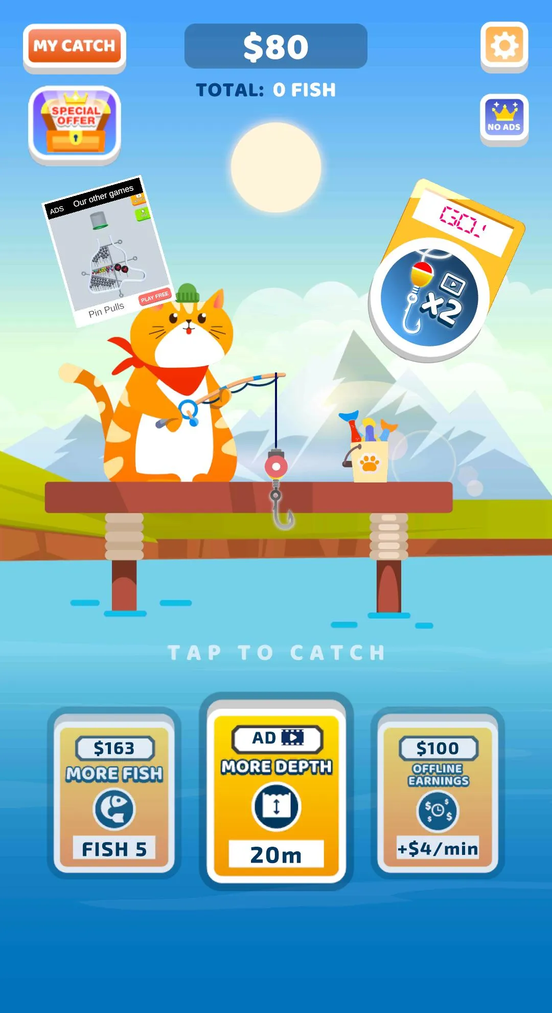 Idle Furry Fishing! | Indus Appstore | Screenshot