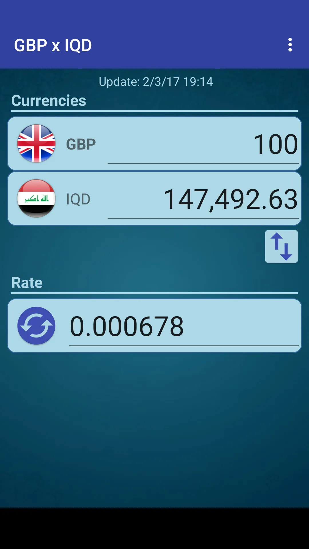 British Pound x Iraqi Dinar | Indus Appstore | Screenshot