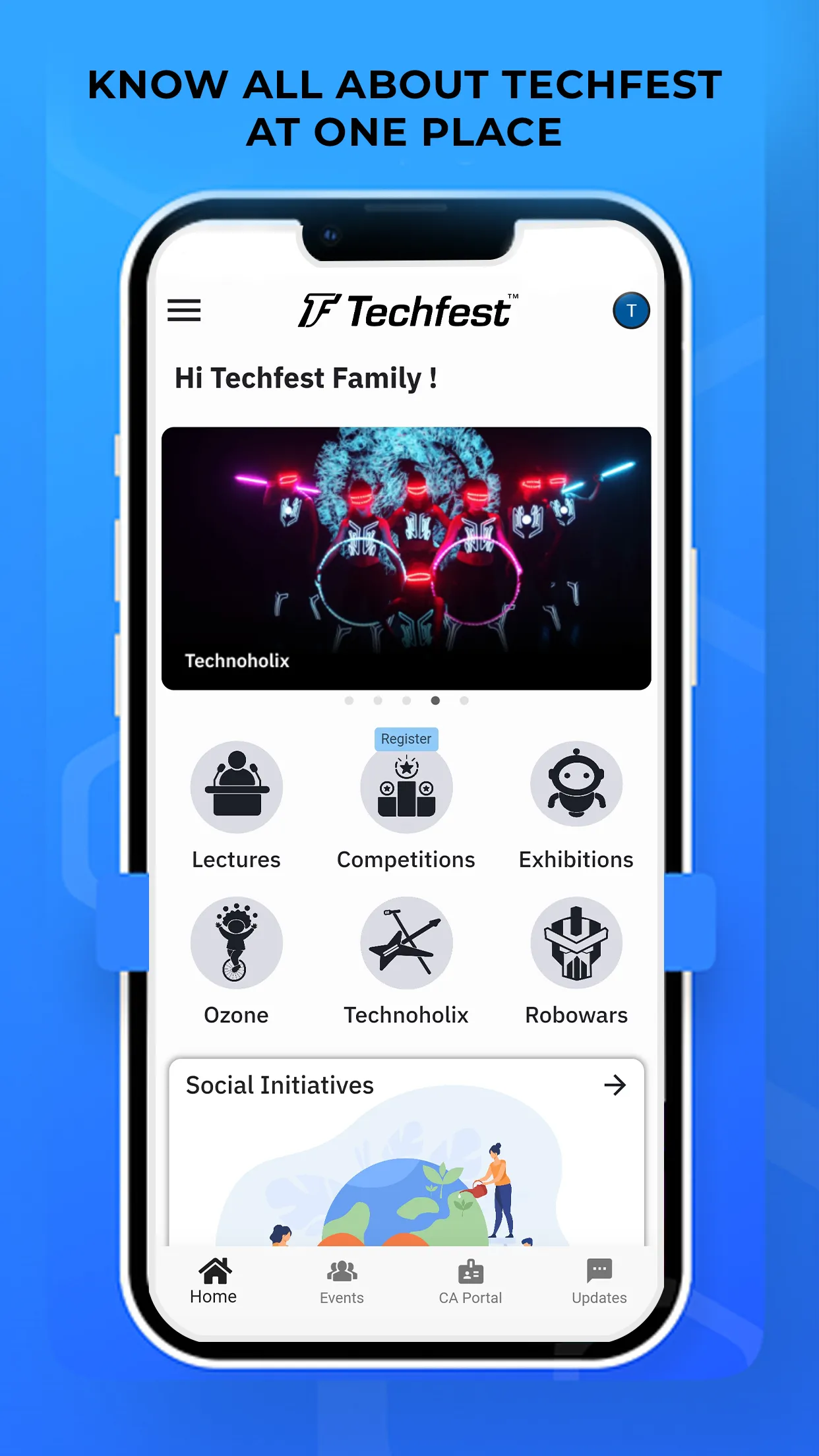 Techfest, IIT Bombay | Indus Appstore | Screenshot