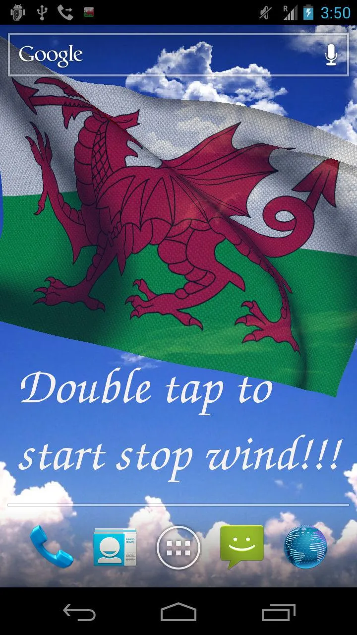 Welsh Flag Live Wallpaper | Indus Appstore | Screenshot