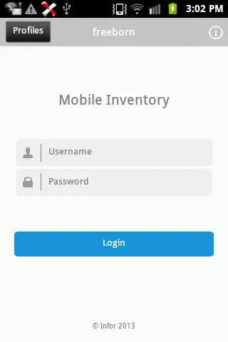 Infor Lawson Mobile Inventory | Indus Appstore | Screenshot