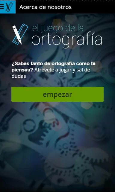 El juego de la ortografía | Indus Appstore | Screenshot