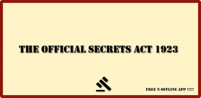 Official Secrets Act 1923 (OSA) | Indus Appstore | Screenshot