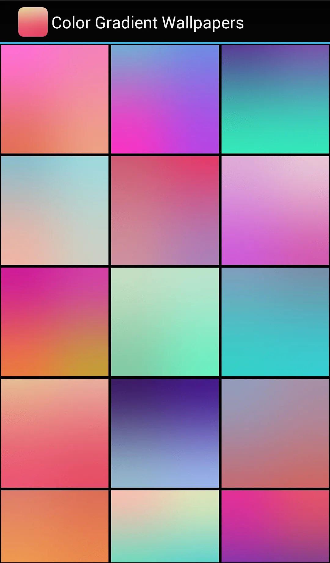 Color Gradient Wallpapers | Indus Appstore | Screenshot