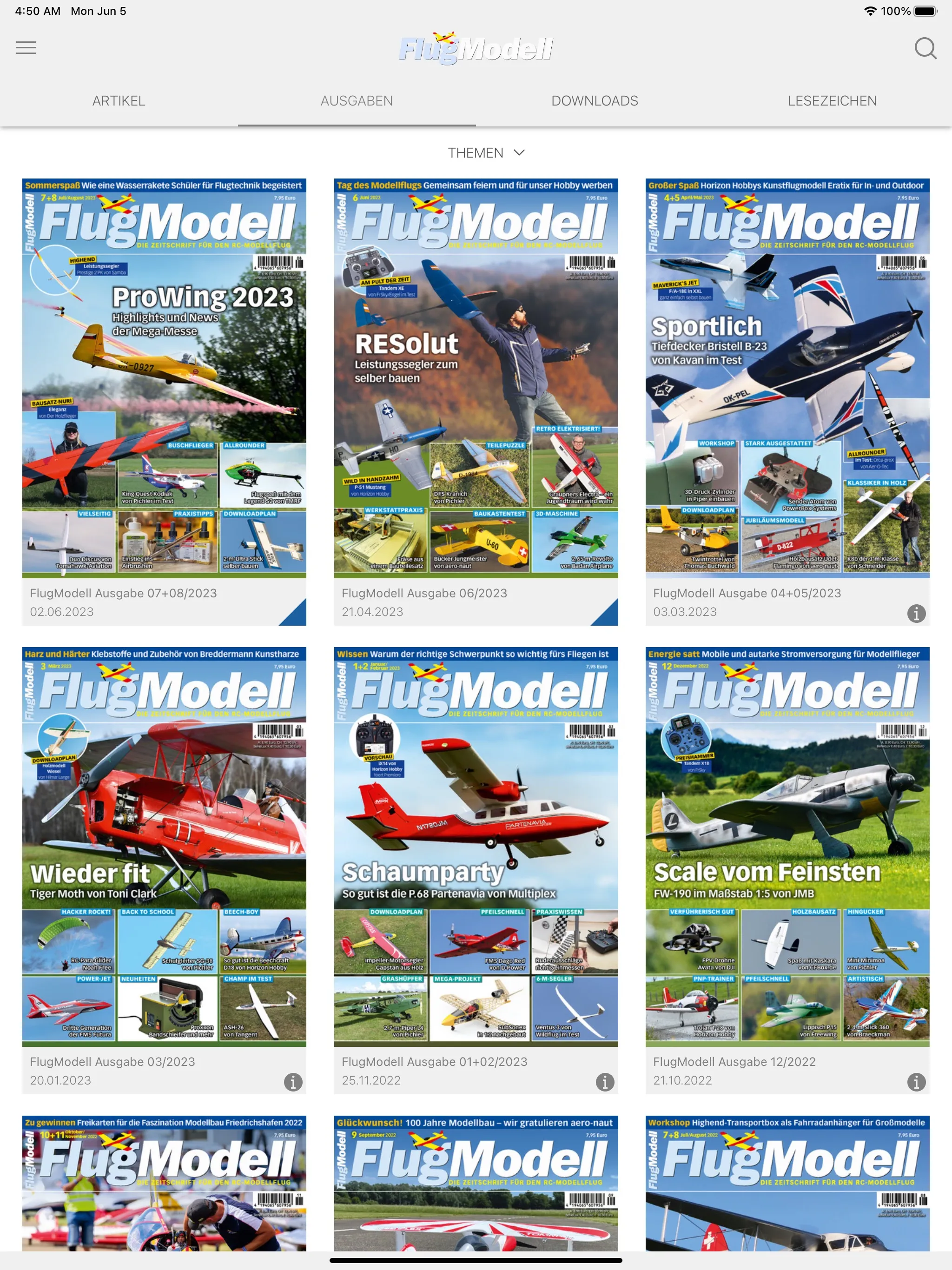 FlugModell Kiosk | Indus Appstore | Screenshot