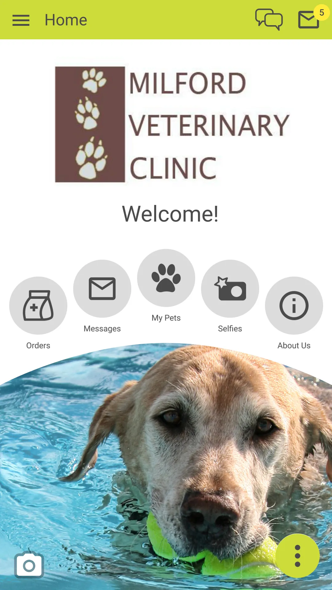 Milford Veterinary Clinic | Indus Appstore | Screenshot