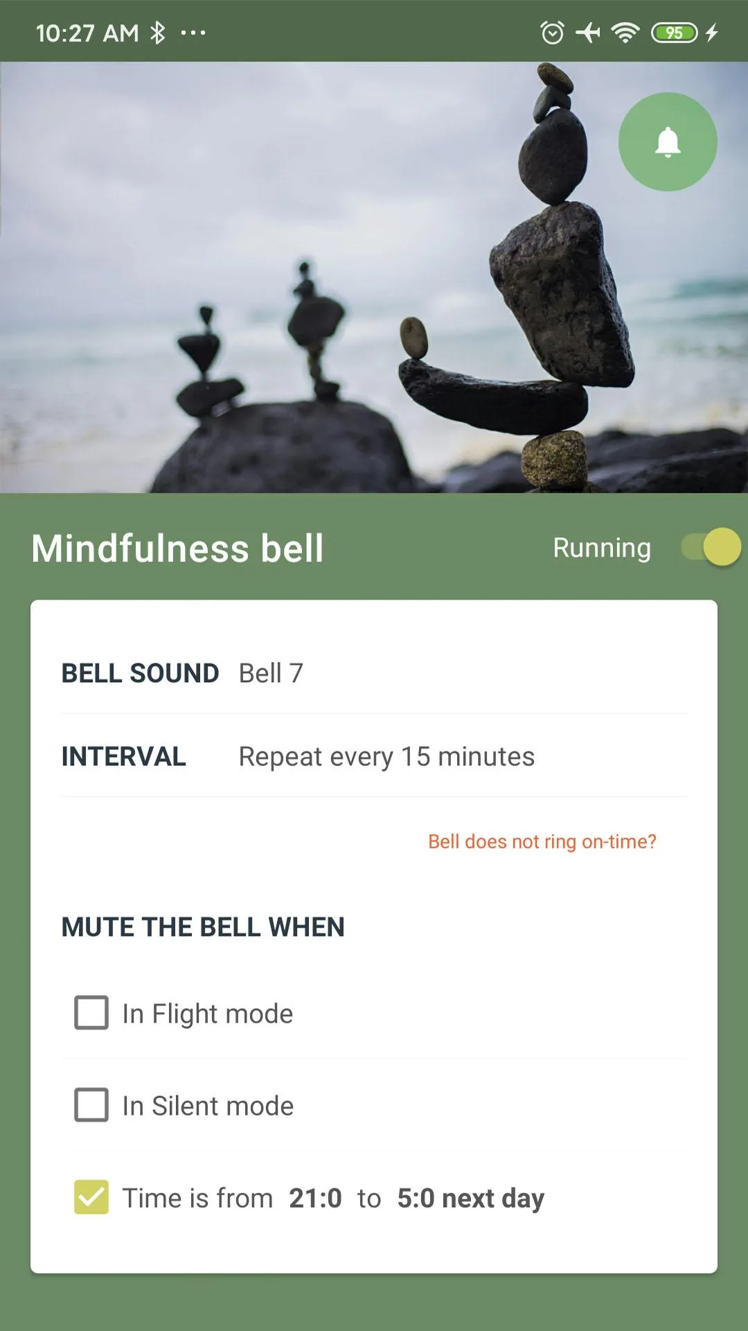 Mindfulness Bell | Indus Appstore | Screenshot