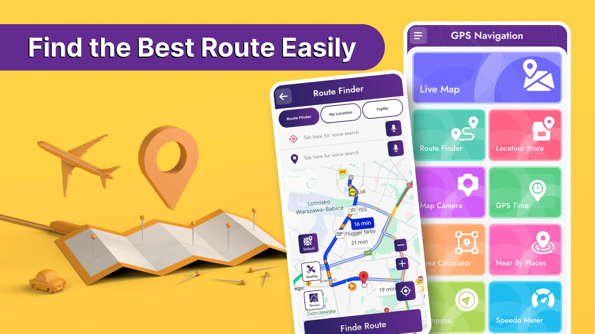 GPS Navigation, Road Maps | Indus Appstore | Screenshot