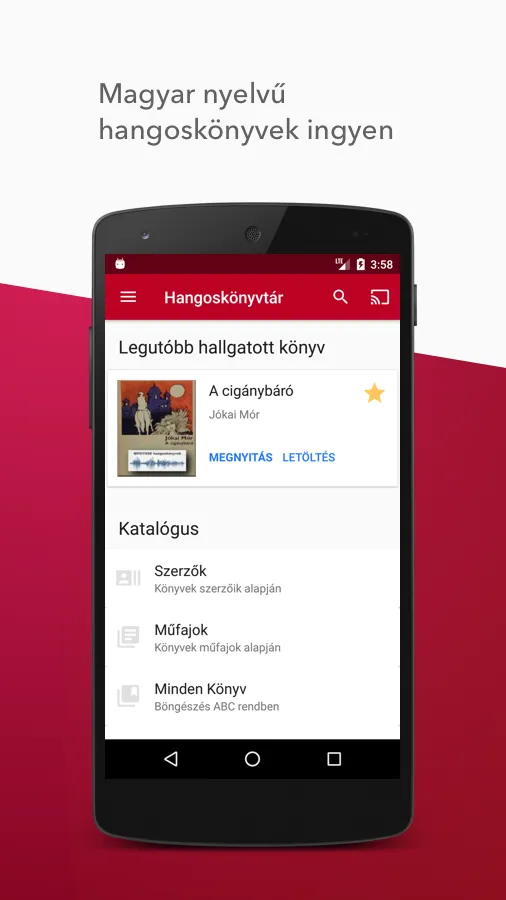 Hungarian Audiobooks | Indus Appstore | Screenshot