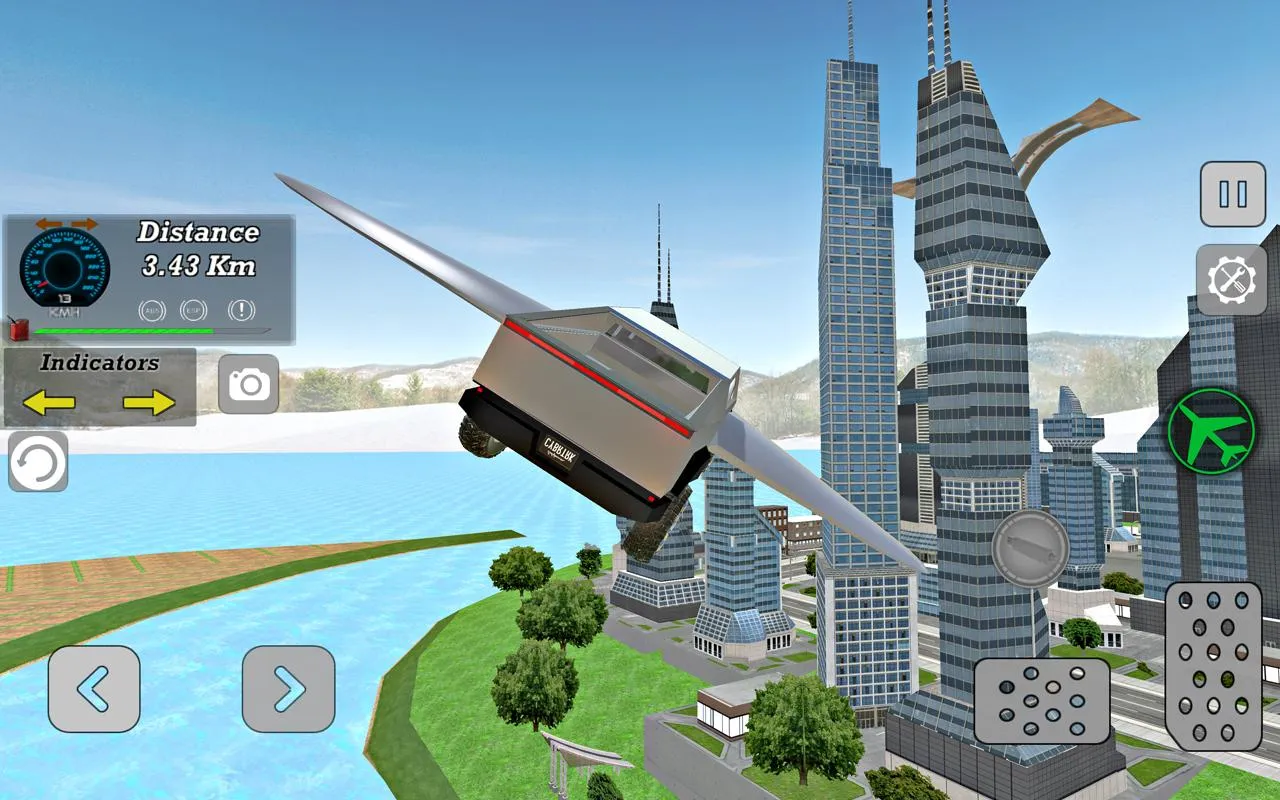 Modern Flying Car Driving Sim | Indus Appstore | Screenshot