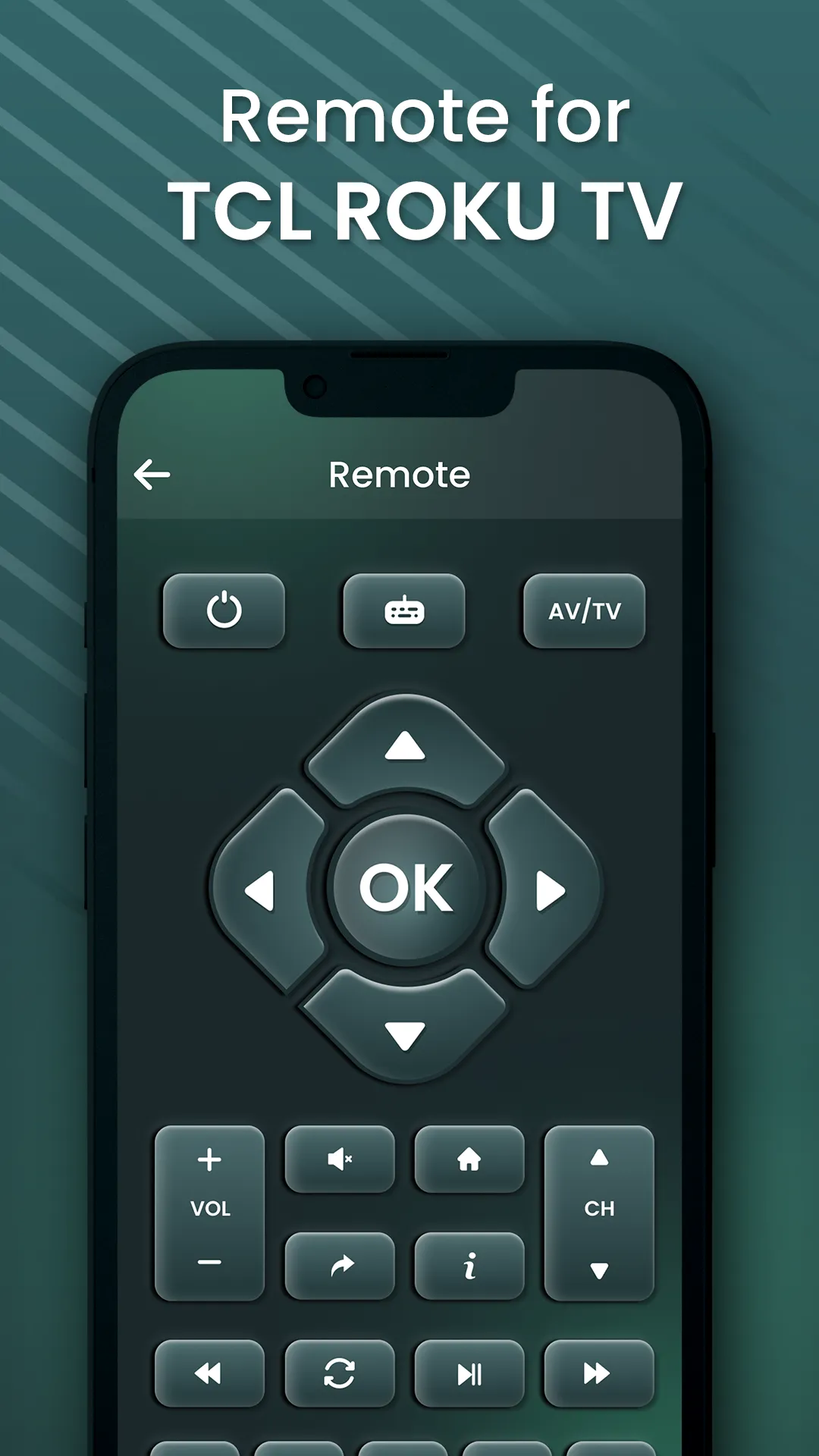 Remote for TCL Roku TV | Cast | Indus Appstore | Screenshot