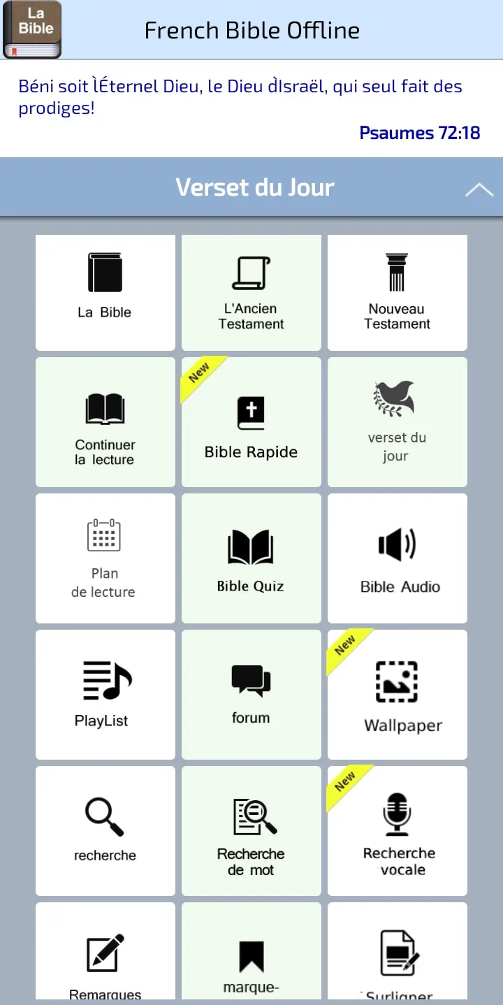 French Bible Offline | Indus Appstore | Screenshot