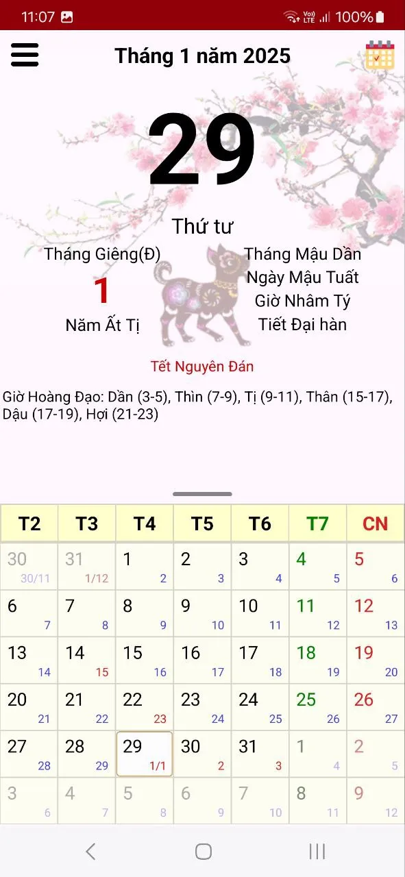 Vietnamese lunar calendar | Indus Appstore | Screenshot