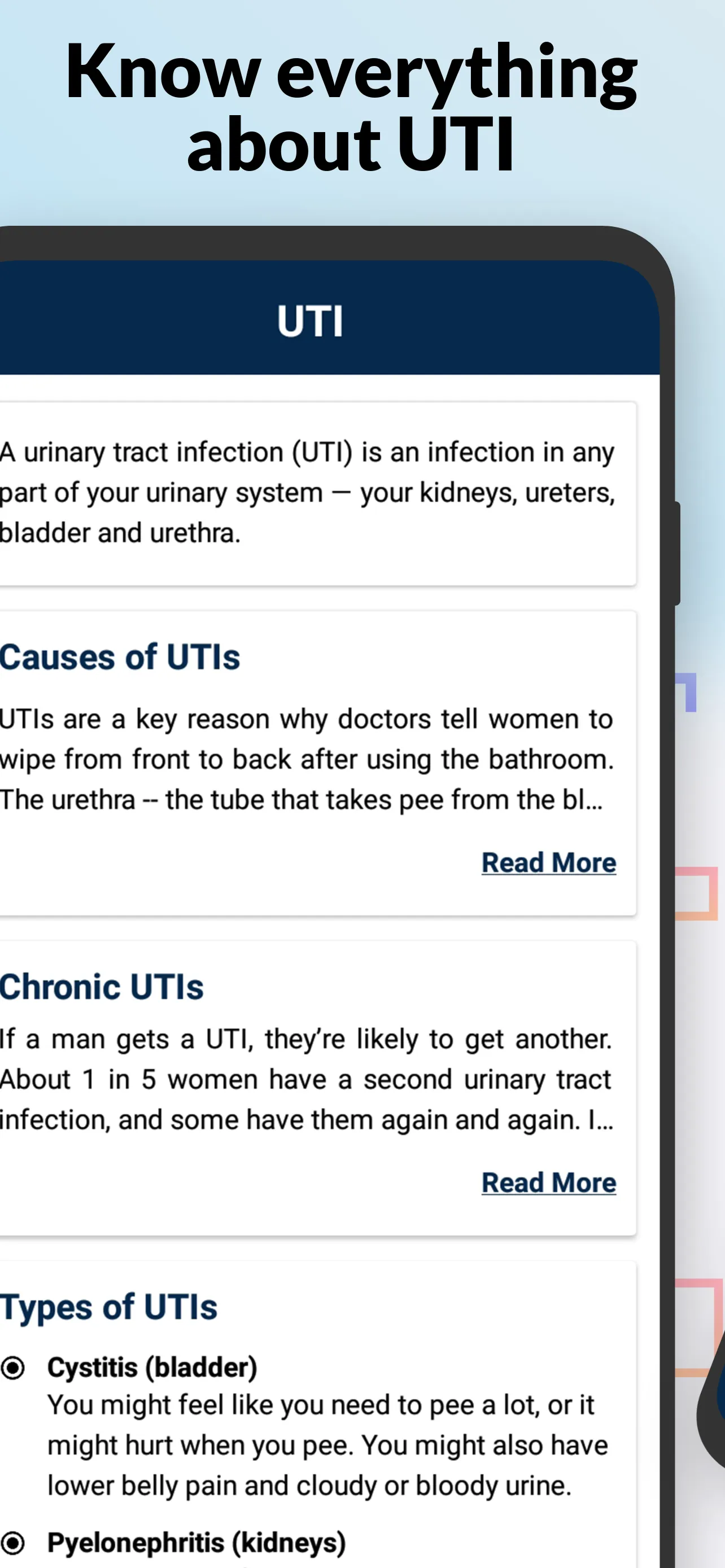 UTI - Urinary tract infection | Indus Appstore | Screenshot