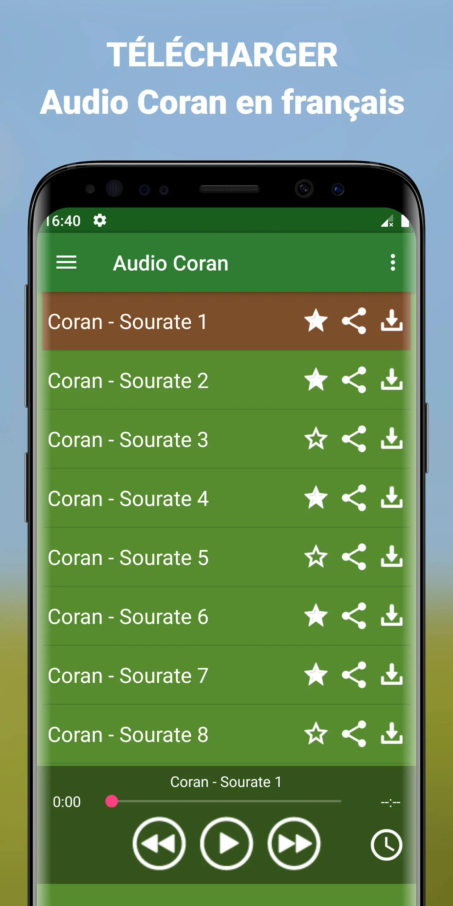 Audio Coran en français mp3 | Indus Appstore | Screenshot