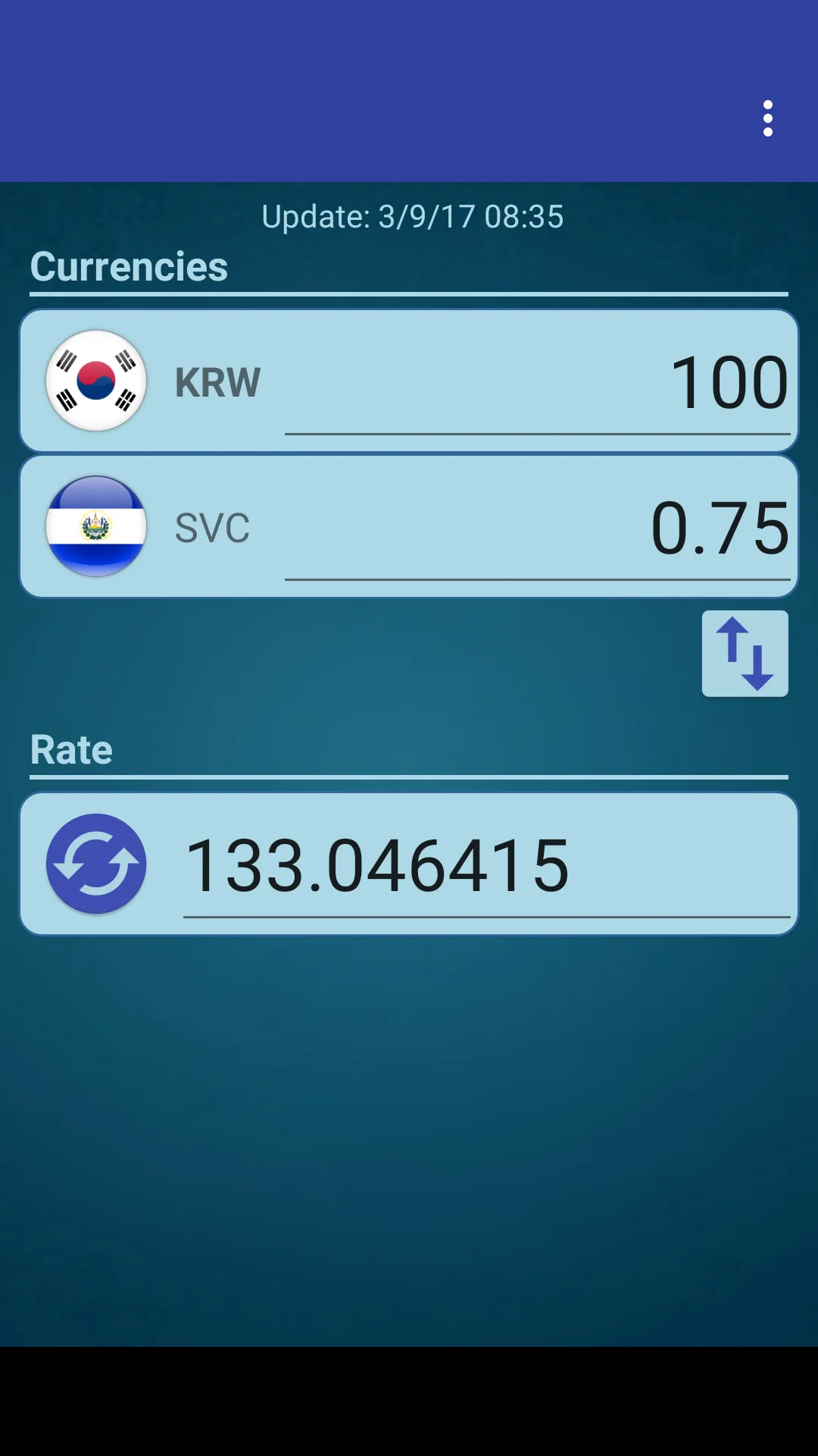 S Korea Won x Salvadoran Colon | Indus Appstore | Screenshot