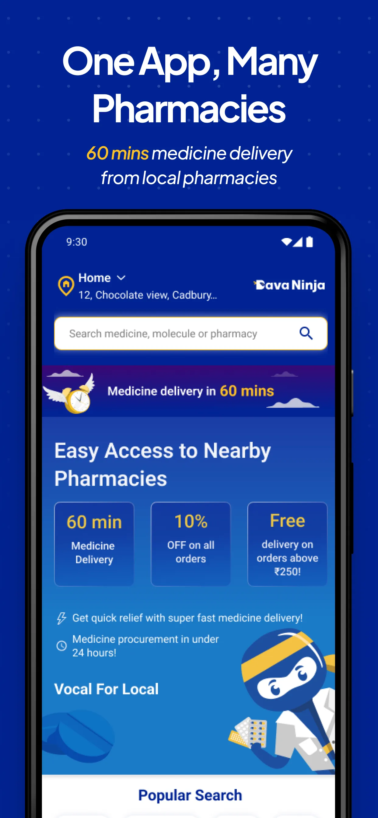 DavaNinja - Medicine Delivery | Indus Appstore | Screenshot