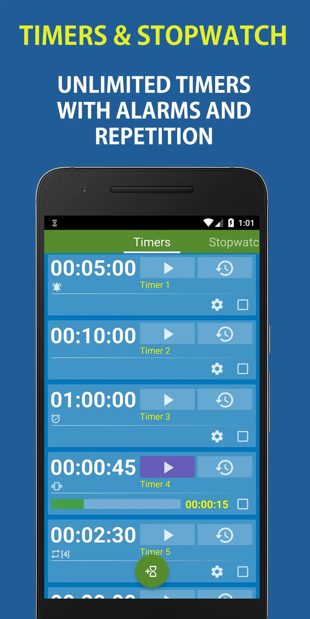 Multi Timer and Stopwatch | Indus Appstore | Screenshot