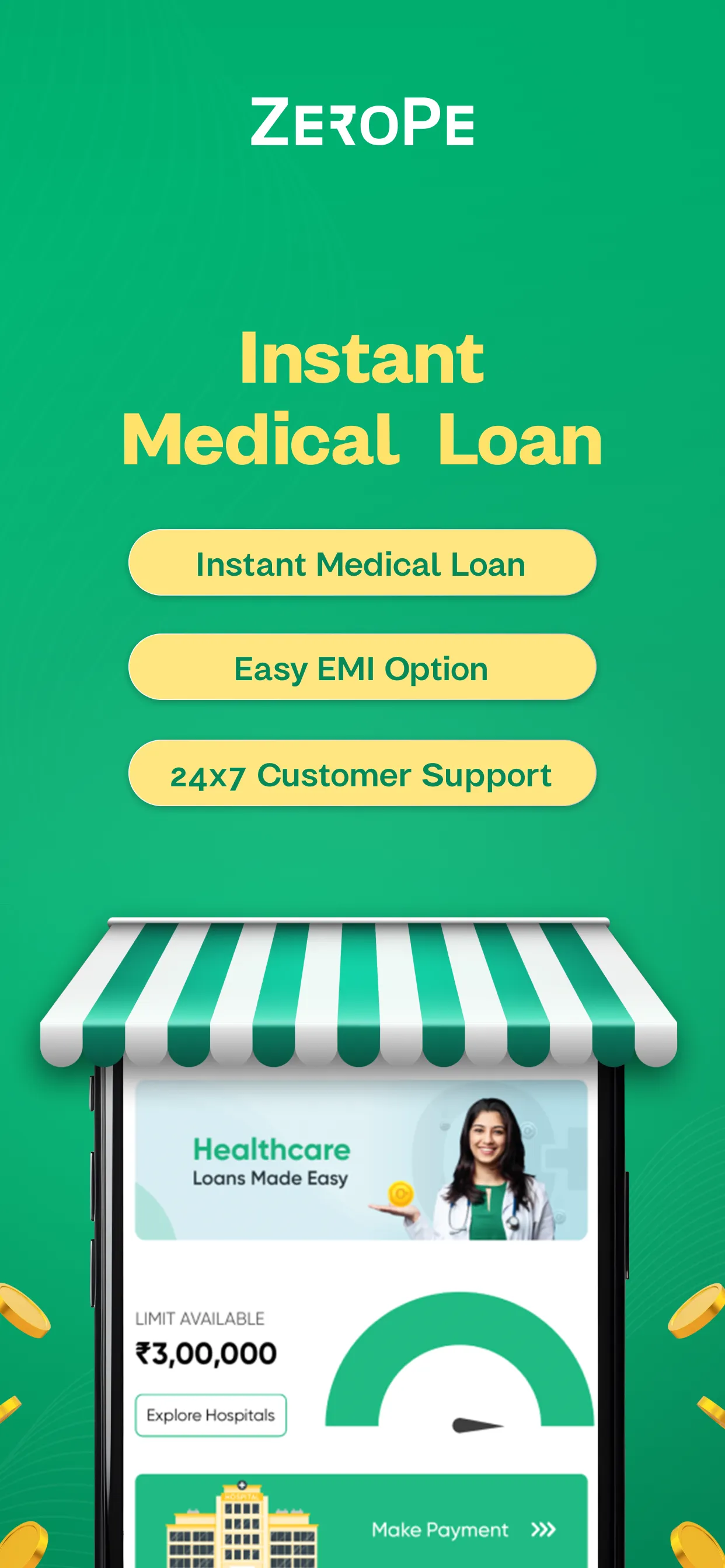 ZeroPe - Instant Medical Loans | Indus Appstore | Screenshot