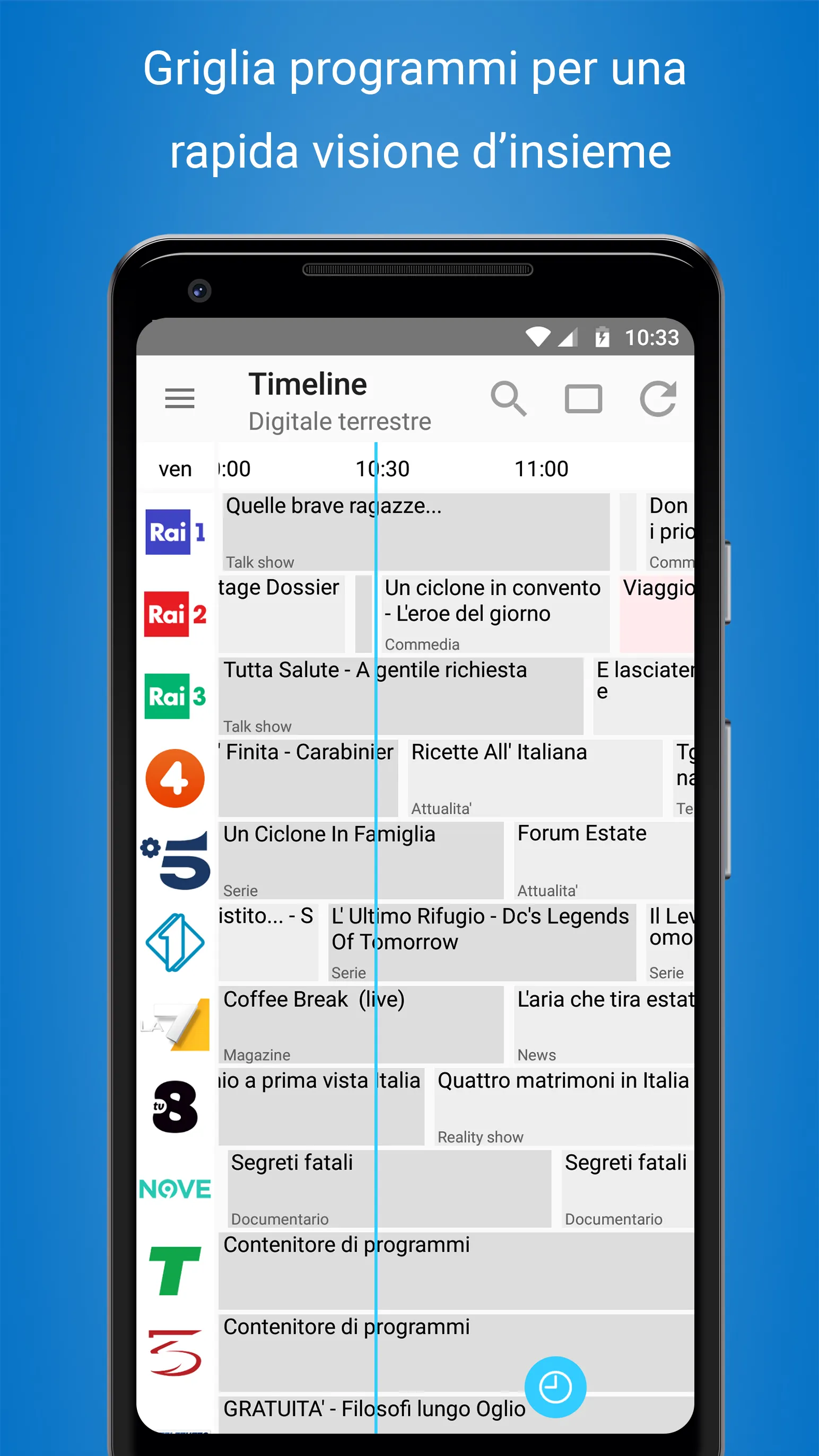 TV Listings Italy - CisanaTV+ | Indus Appstore | Screenshot