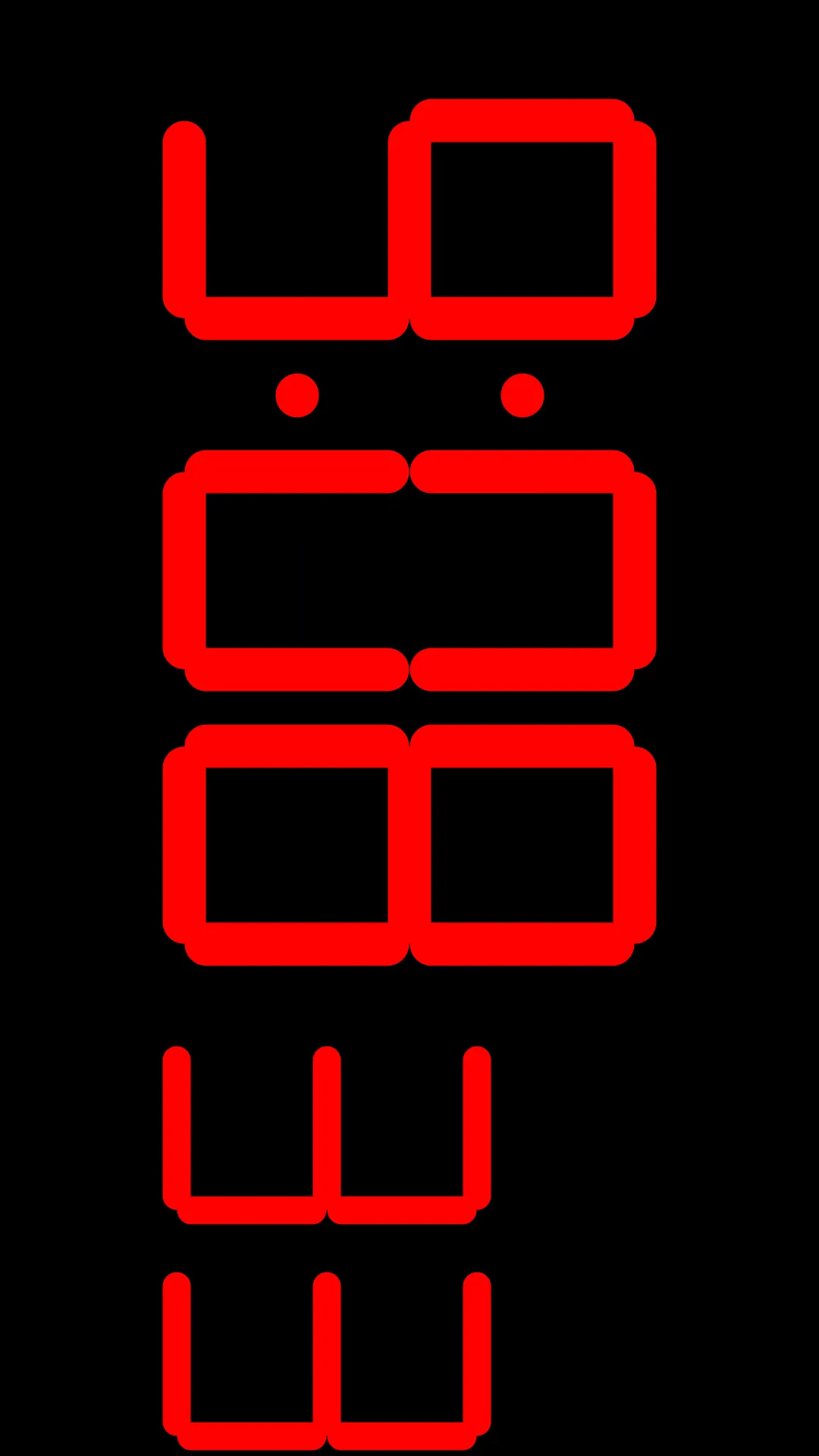 Digital Clock Seconds | Indus Appstore | Screenshot