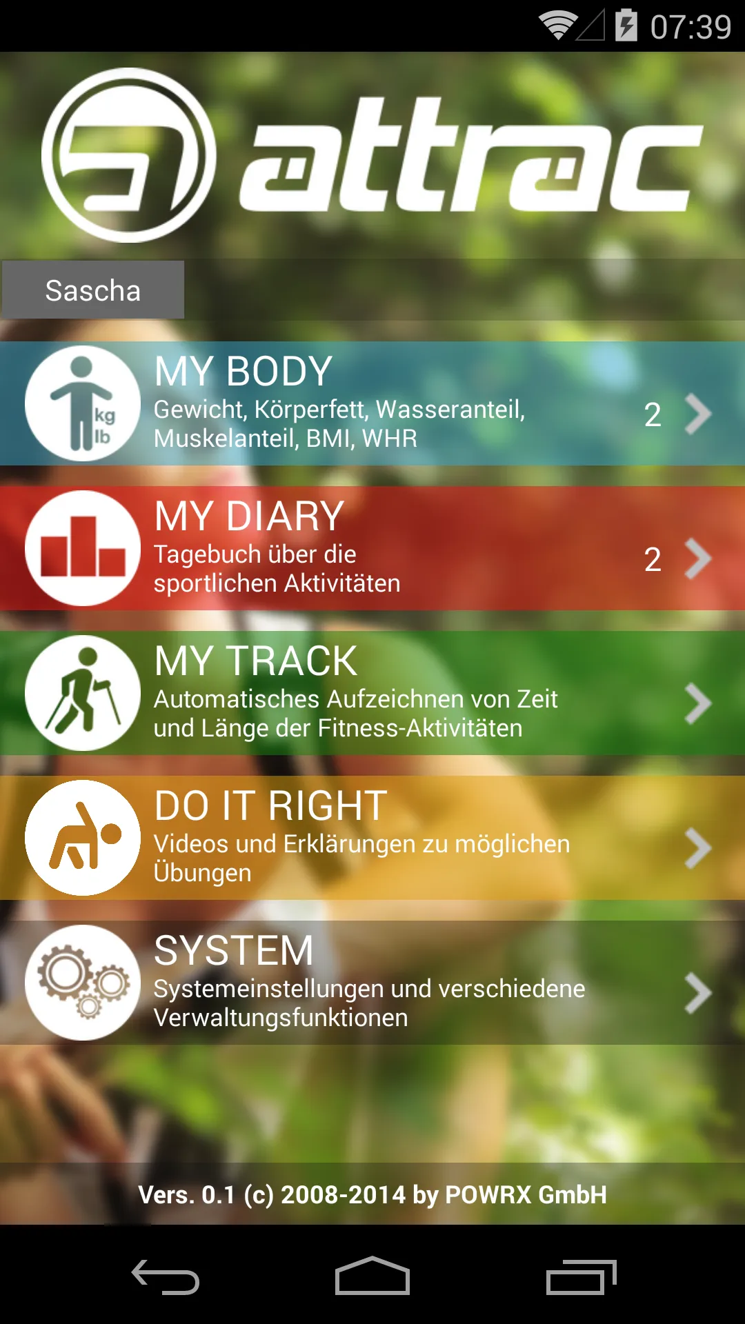 Nordic Walking Lite | Indus Appstore | Screenshot