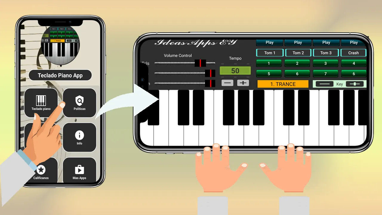 Simple Piano: Órgano Percusión | Indus Appstore | Screenshot