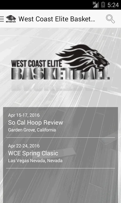 West Coast Elite Basketball | Indus Appstore | Screenshot