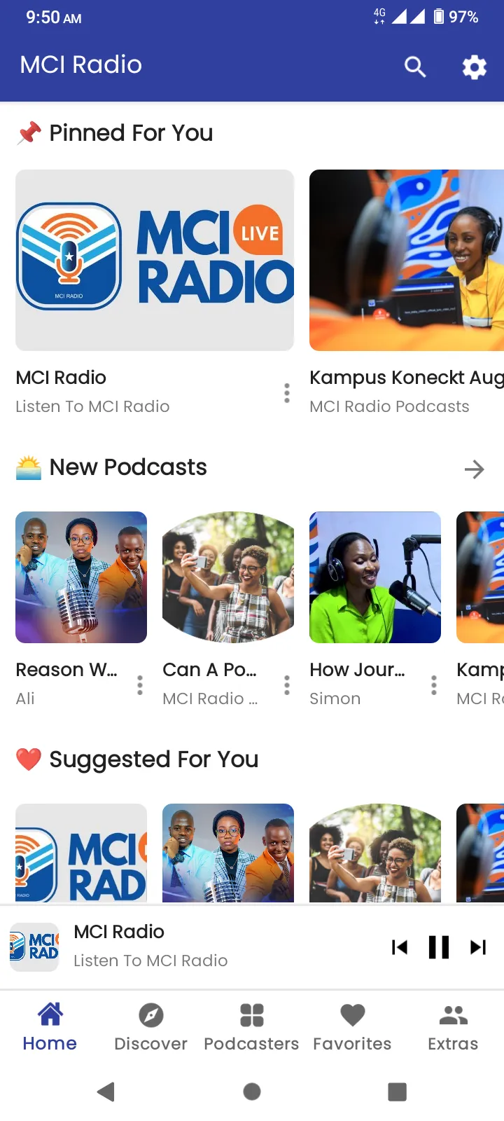 MCI  Radio | Indus Appstore | Screenshot