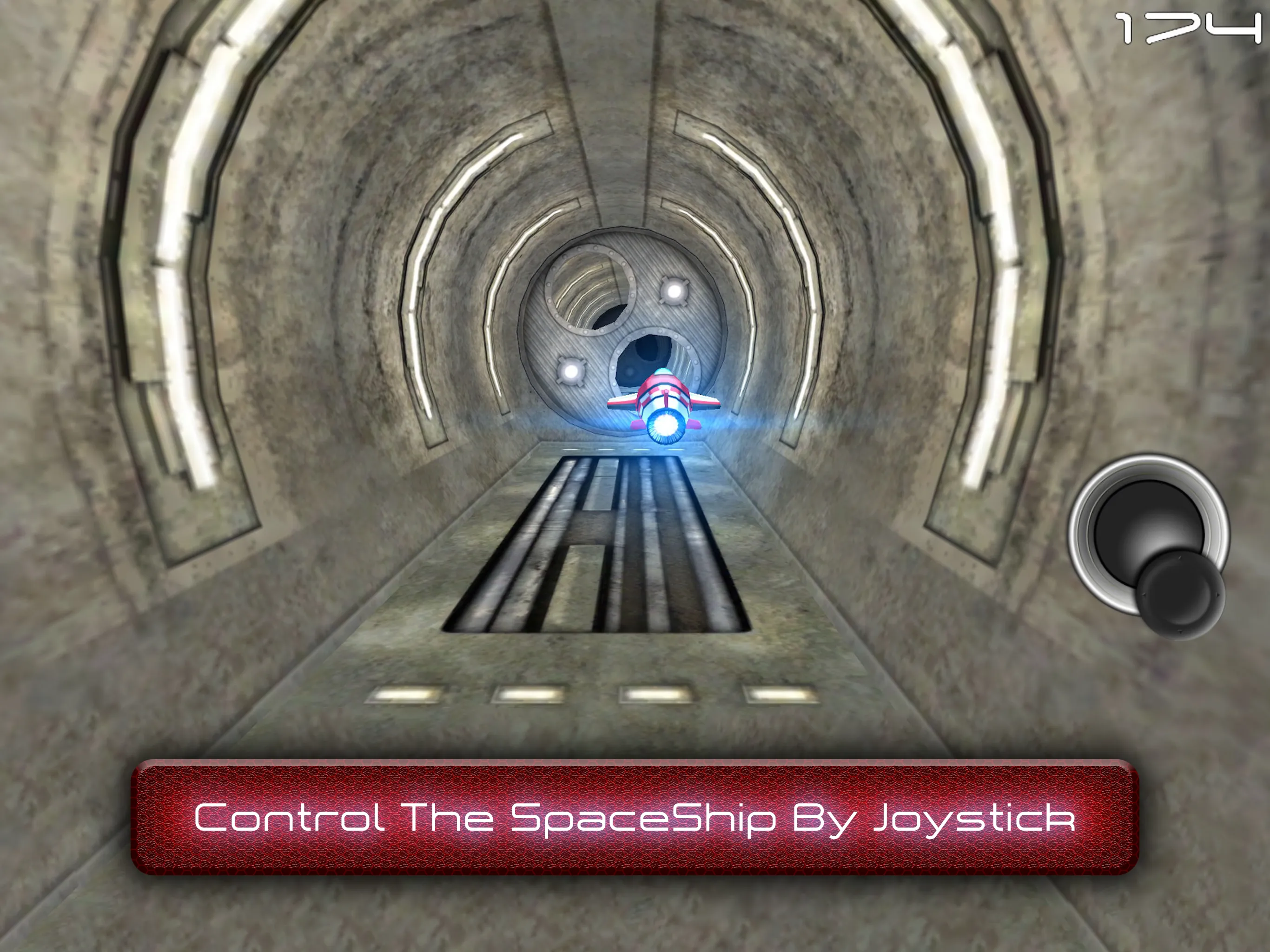 Tunnel Trouble 3D - Space Jet  | Indus Appstore | Screenshot