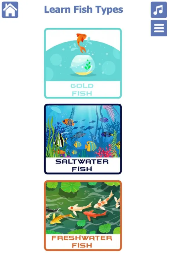 Fish Types | Goldfish Saltwate | Indus Appstore | Screenshot