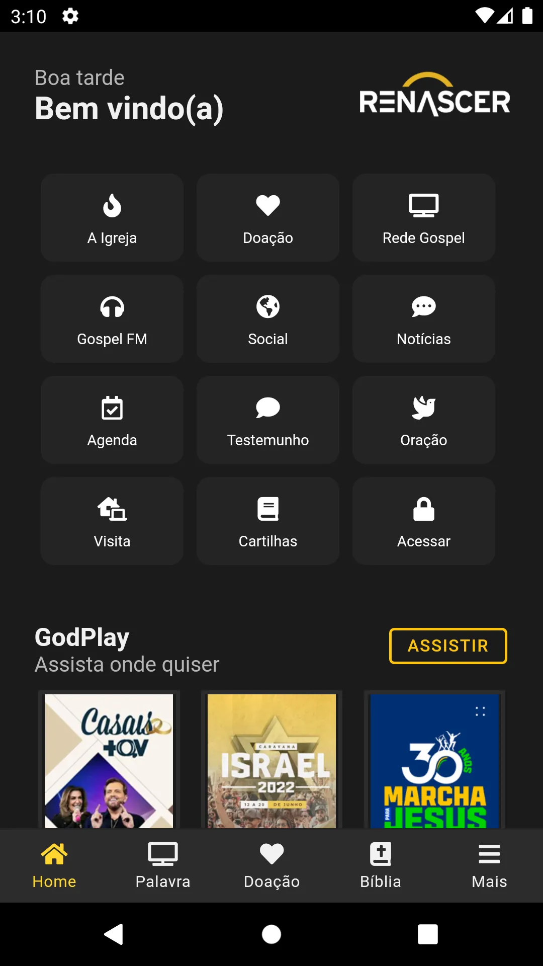 Igreja Renascer em Cristo | Indus Appstore | Screenshot