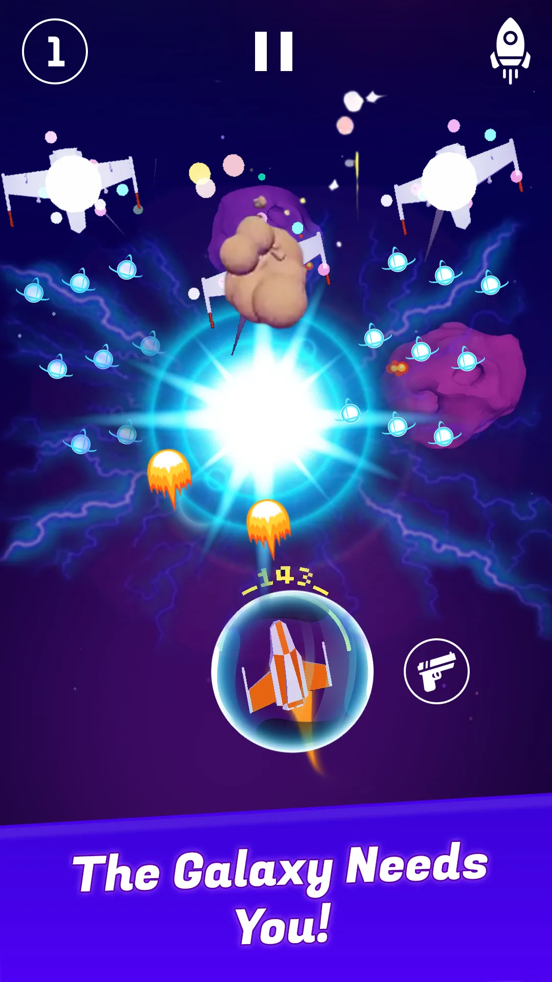 Deep Space Defender-SPACE WAR | Indus Appstore | Screenshot