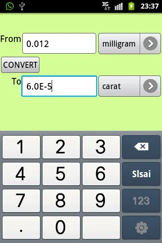 Weight Conversion | Indus Appstore | Screenshot