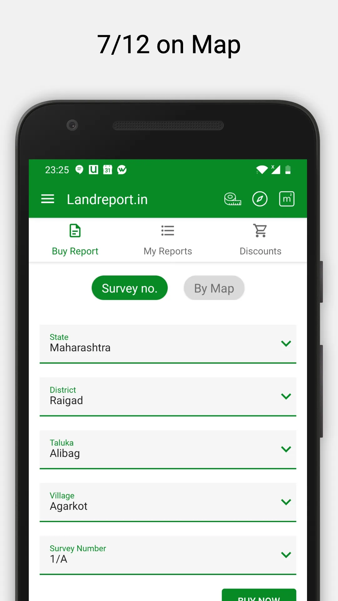 Landreport.in - 7/12 Nakasha | Indus Appstore | Screenshot