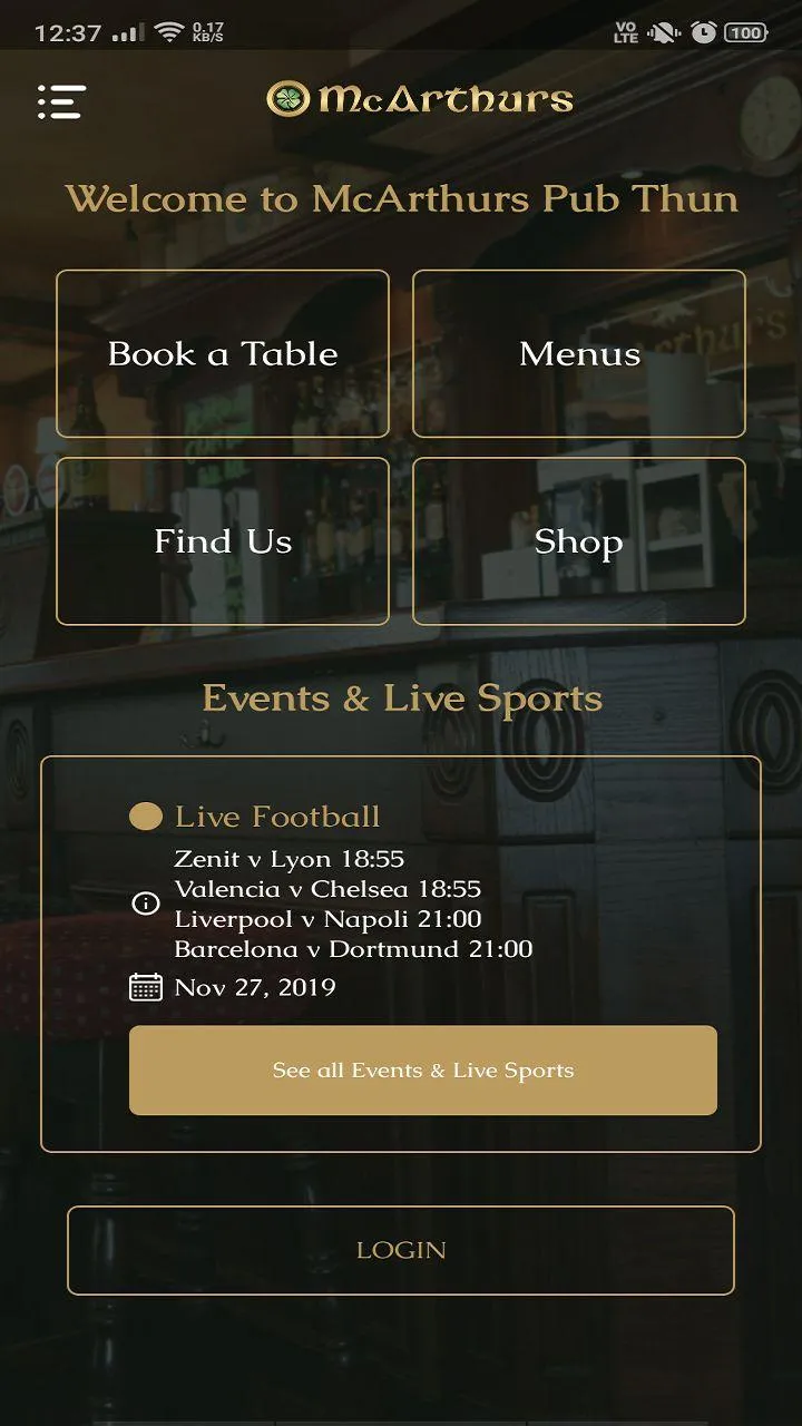 McArthurs Pub | Indus Appstore | Screenshot