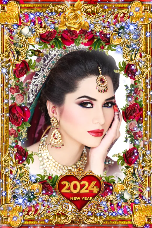 New year 2024 photo frame | Indus Appstore | Screenshot