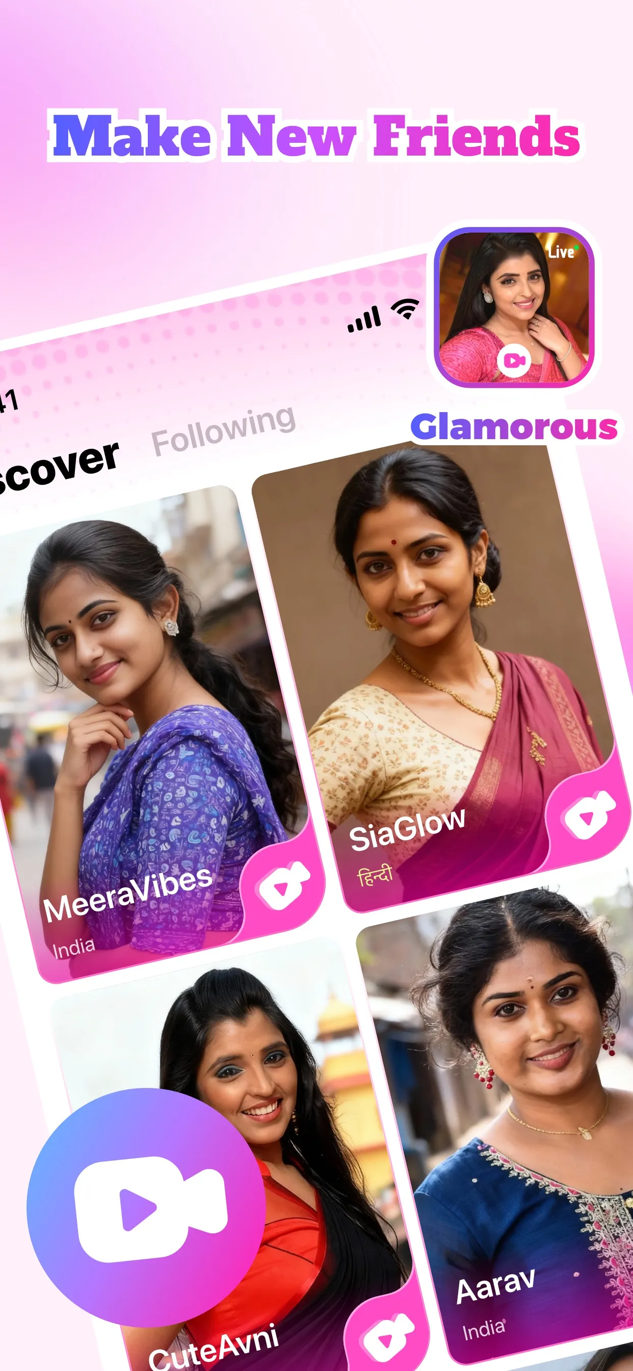 Glamorous - Video Call & Chat | Indus Appstore | Screenshot