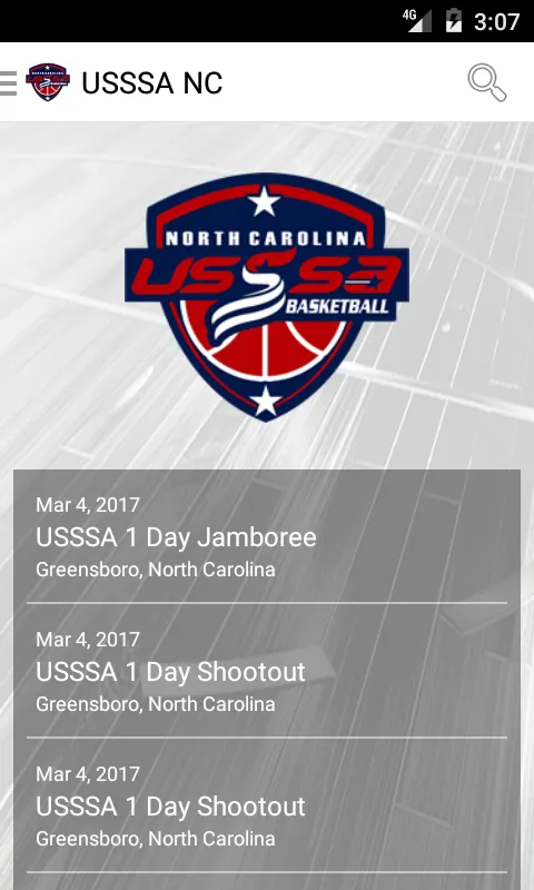 USSSA NC Basketball | Indus Appstore | Screenshot