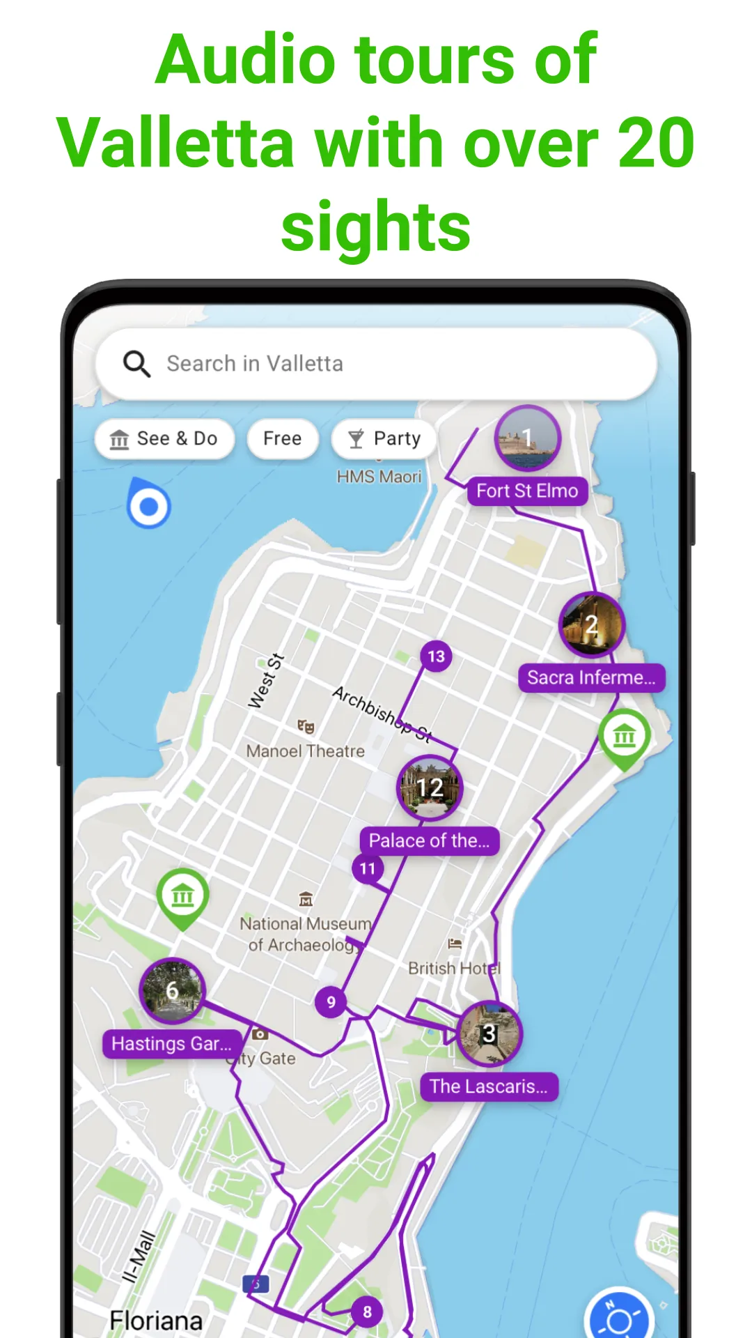 Valletta Tour Guide:SmartGuide | Indus Appstore | Screenshot