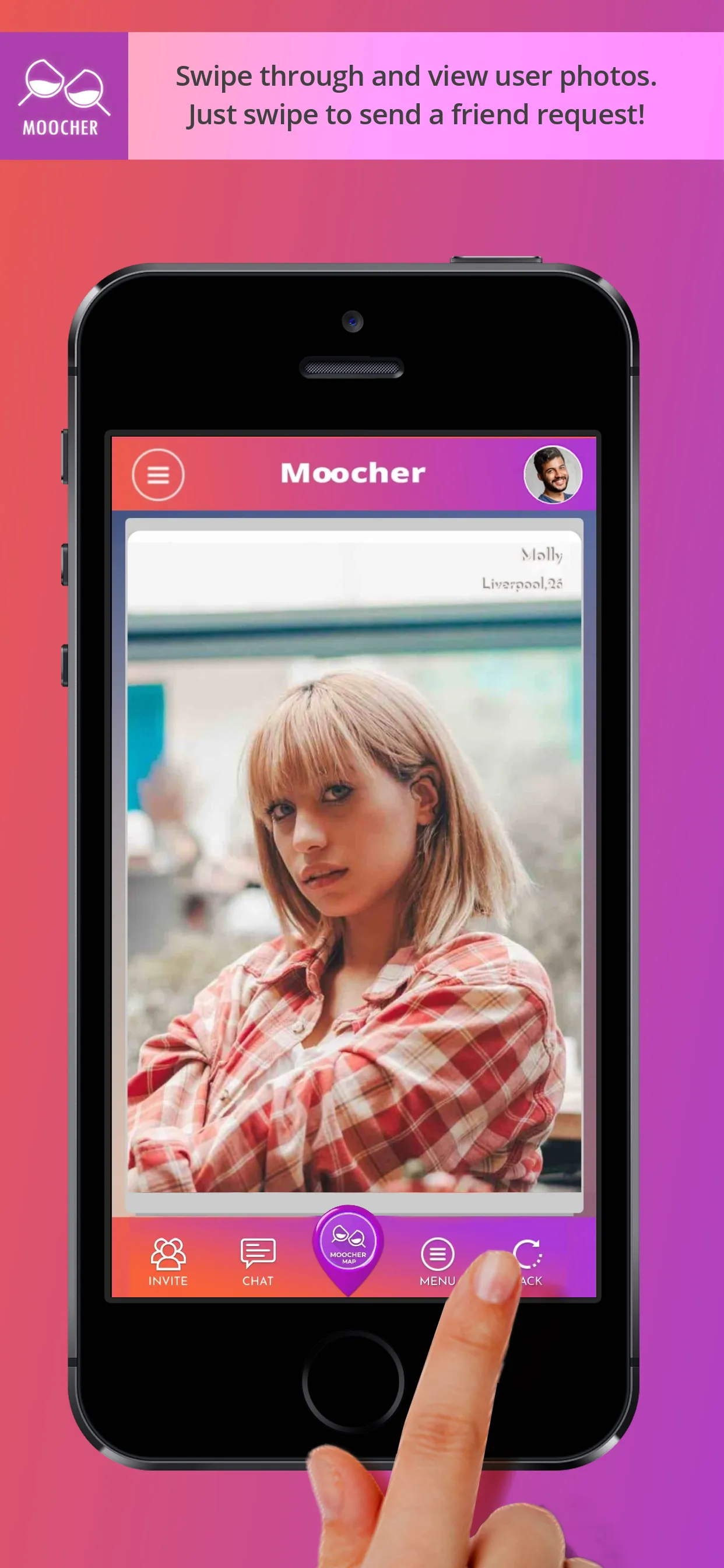 Moocher Social Networking App | Indus Appstore | Screenshot