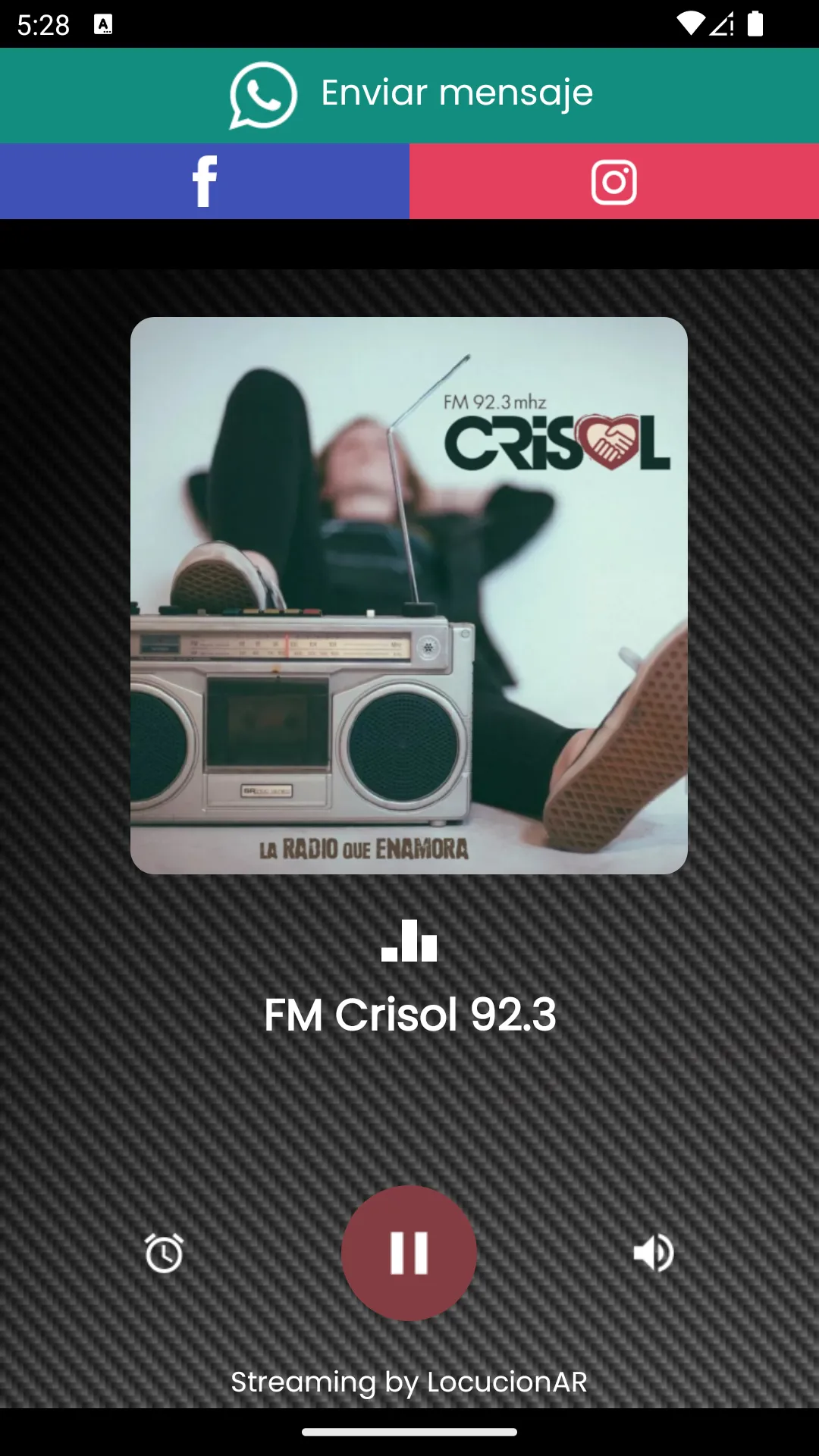 FM Crisol 92.3 | Indus Appstore | Screenshot