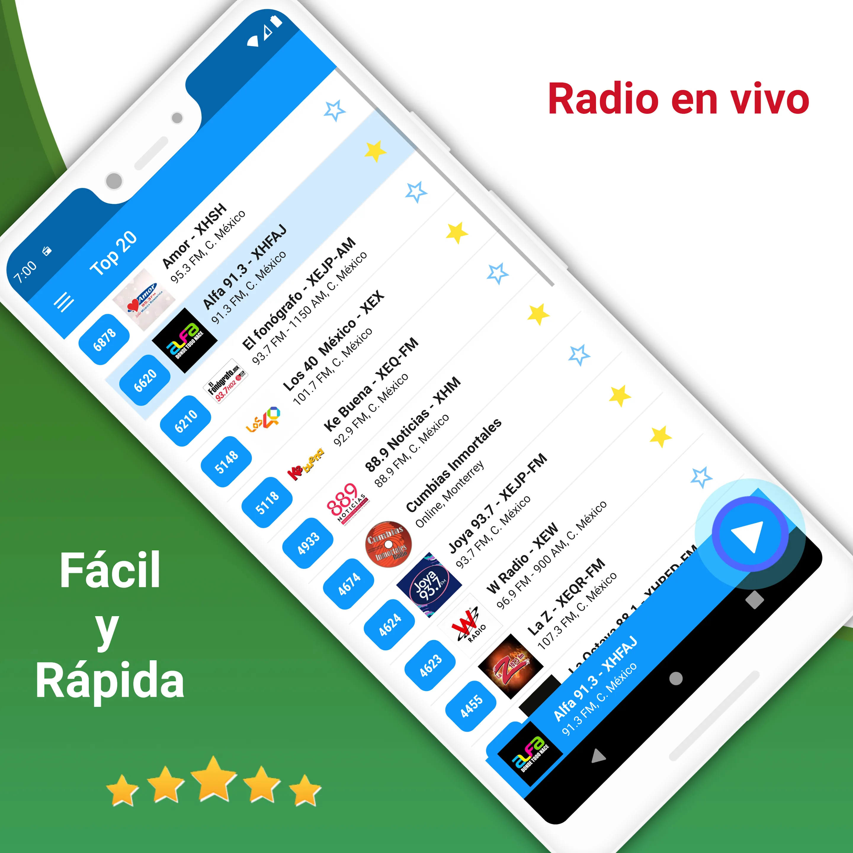 Radio Mexico FM : Online radio | Indus Appstore | Screenshot