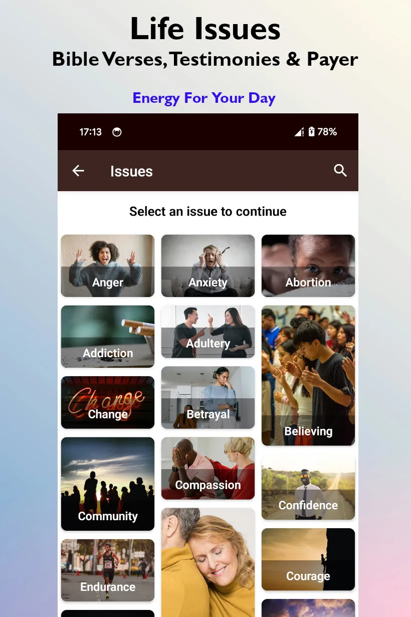 Life Issues Testimonies Prayer | Indus Appstore | Screenshot