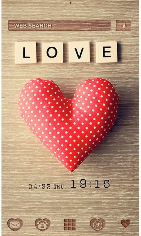 Simple Wallpaper-Love Heart- | Indus Appstore | Screenshot